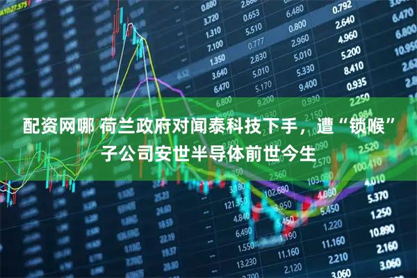 配资网哪 荷兰政府对闻泰科技下手，遭“锁喉”子公司安世半导体前世今生
