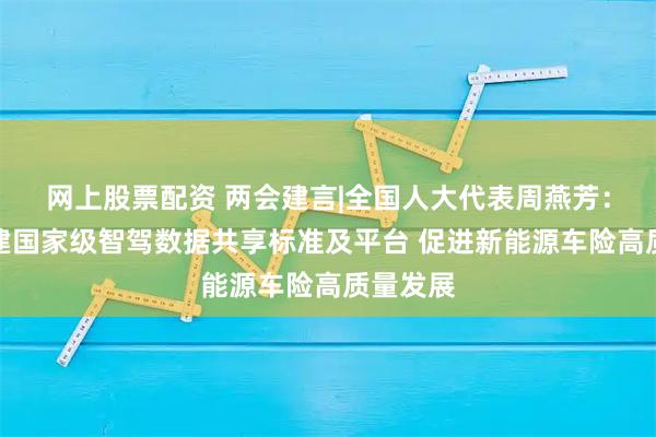 网上股票配资 两会建言|全国人大代表周燕芳：建议构建国家级智驾数据共享标准及平台 促进新能源车险高质量发展